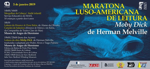 CARTAZ MARATONA DE LEITURA MOBY DICK